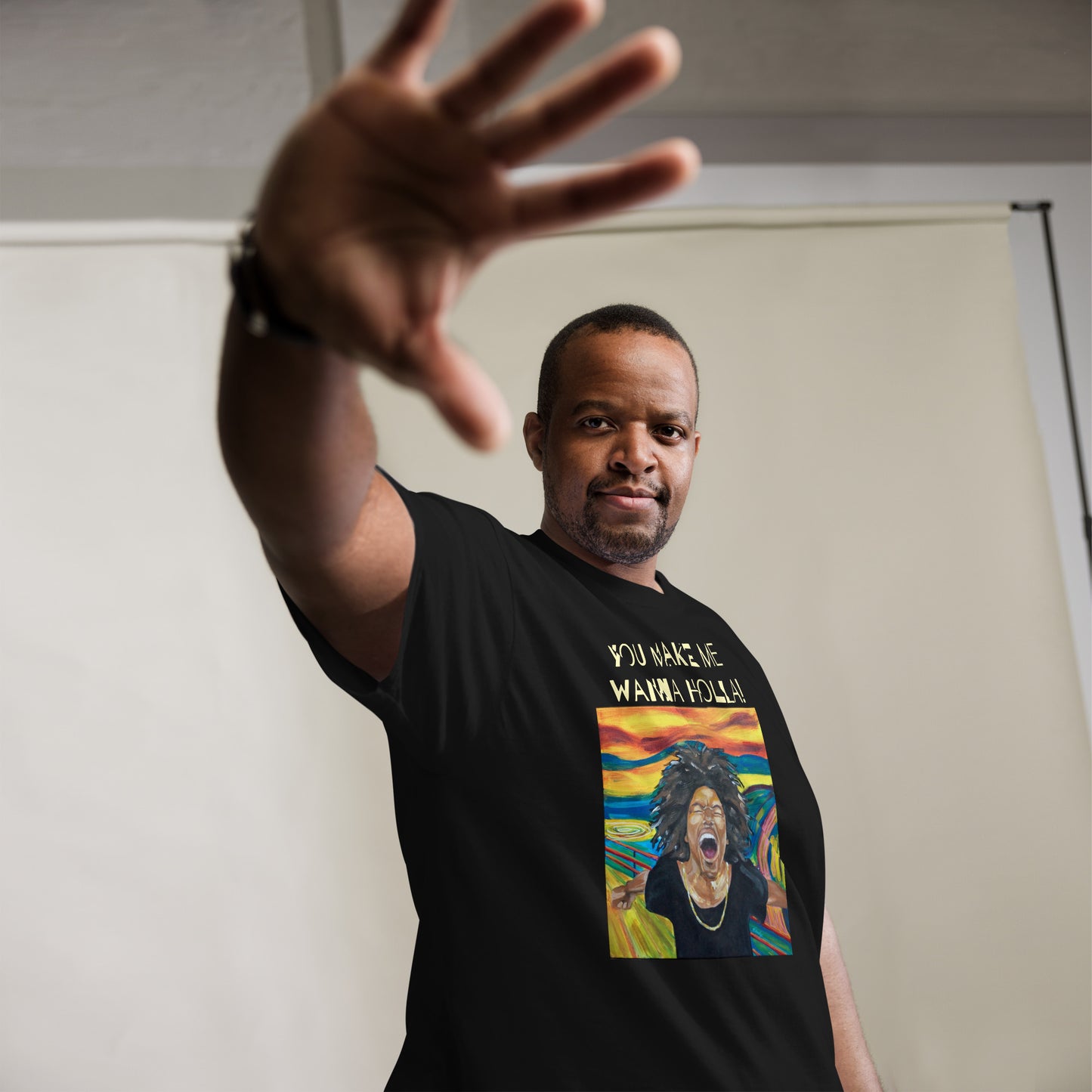 Men's classic tee - "Holla" (darks)