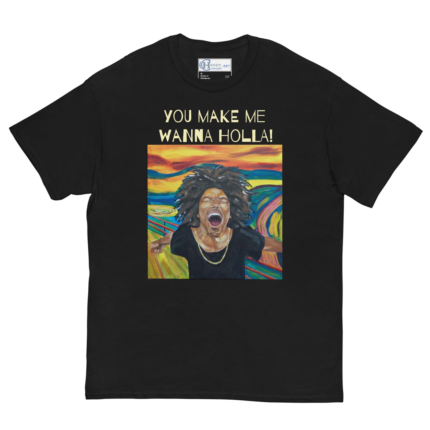 Men's classic tee - "Holla" (darks)