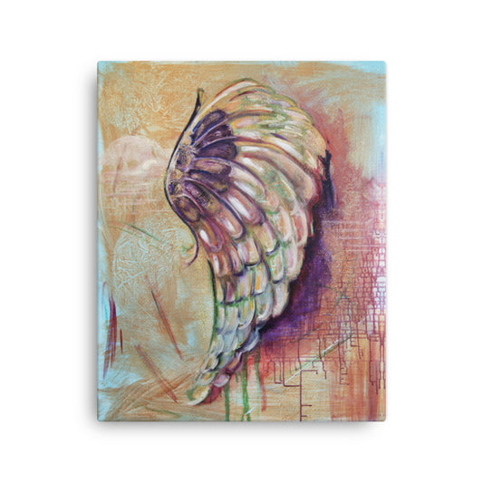 Wing and a Prayer - Image of an angel's wing.