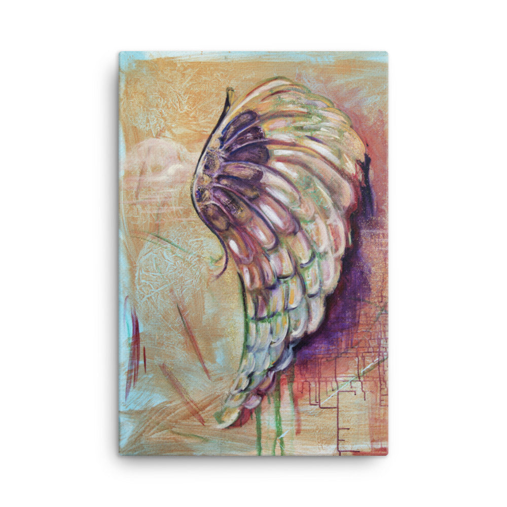 Wing and a Prayer - Image of an angel's wing.